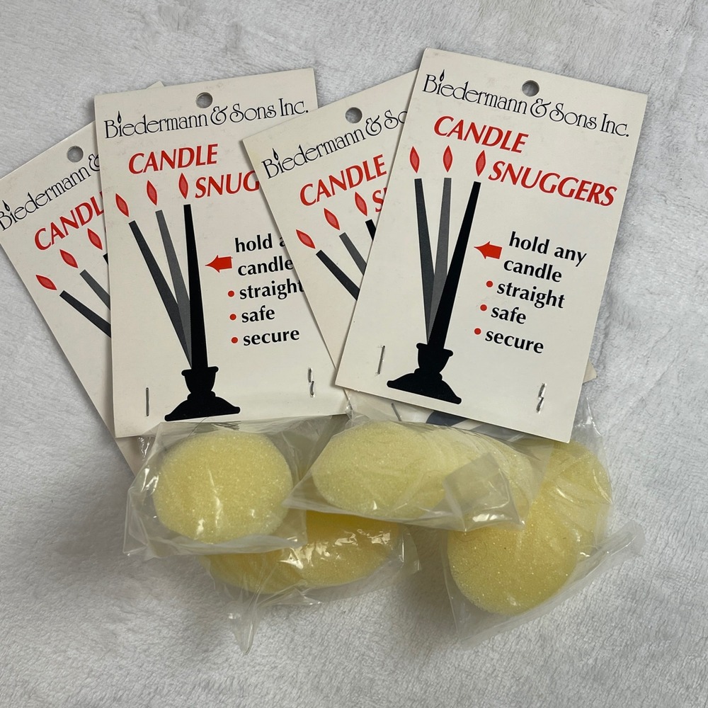 Biedermann & Sons Candle Snuggers Taper Stabilizers 4 Packs 32 Total New